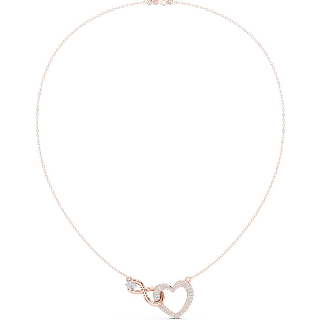 Ethereal Classic-Cut Diamond Lab Grown Necklace
