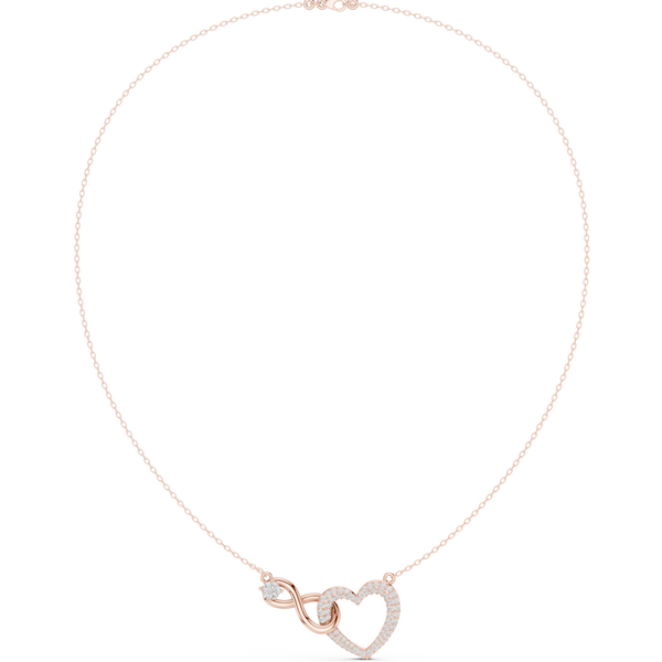 Ethereal Classic-Cut Diamond Lab Grown Necklace