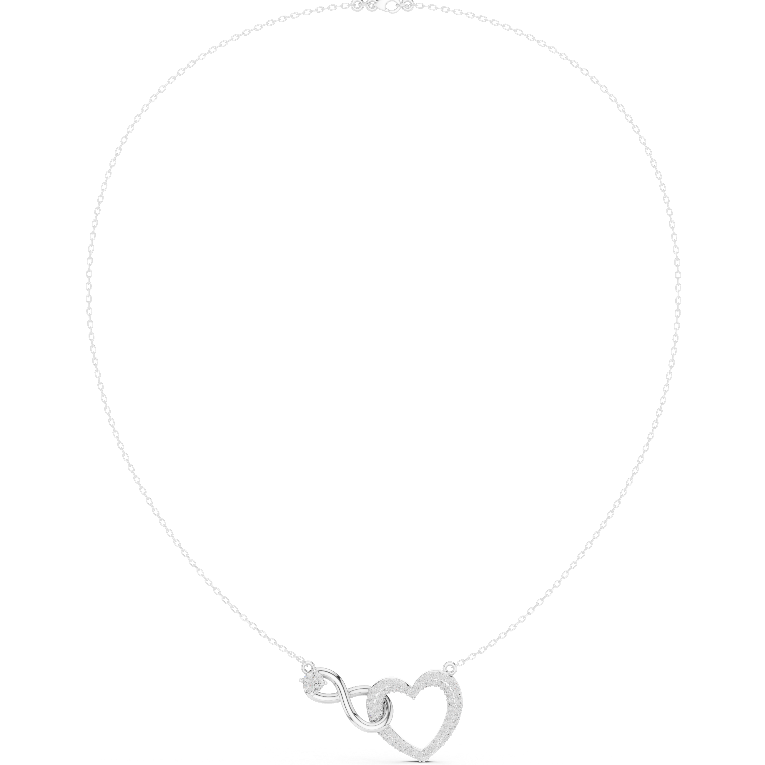Ethereal Classic-Cut Diamond Lab Grown Necklace