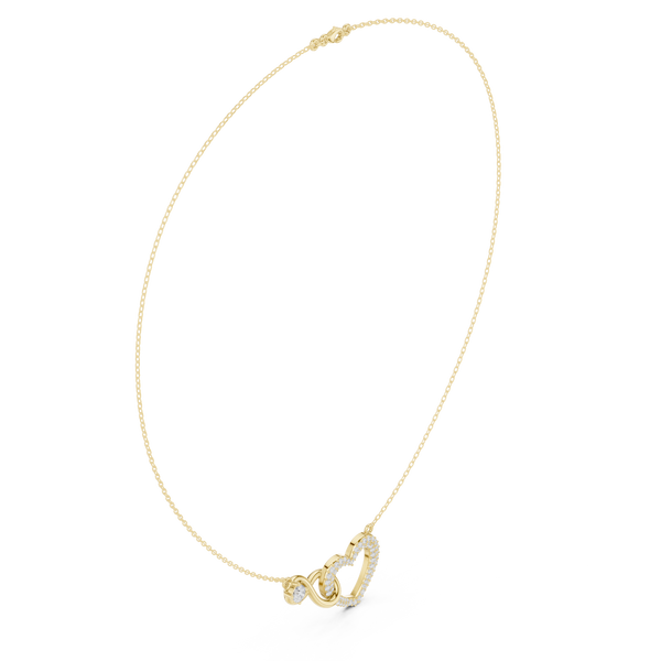 Ethereal Classic-Cut Diamond Lab Grown Necklace