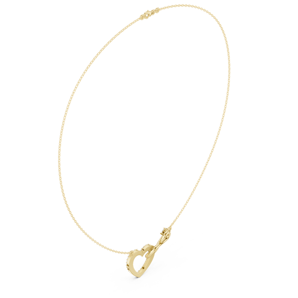 Ethereal Classic-Cut Diamond Lab Grown Necklace