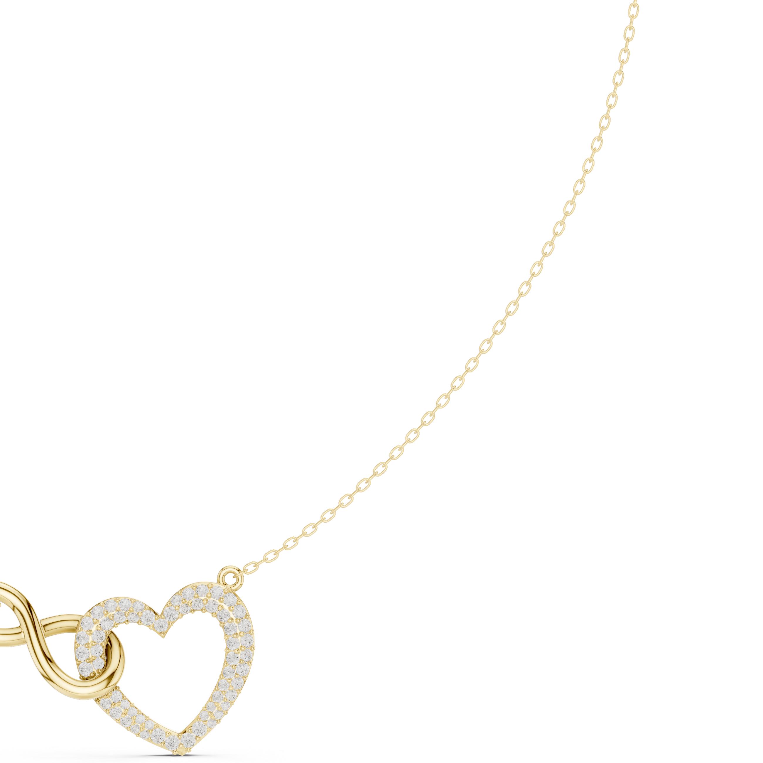 Ethereal Classic-Cut Diamond Lab Grown Necklace