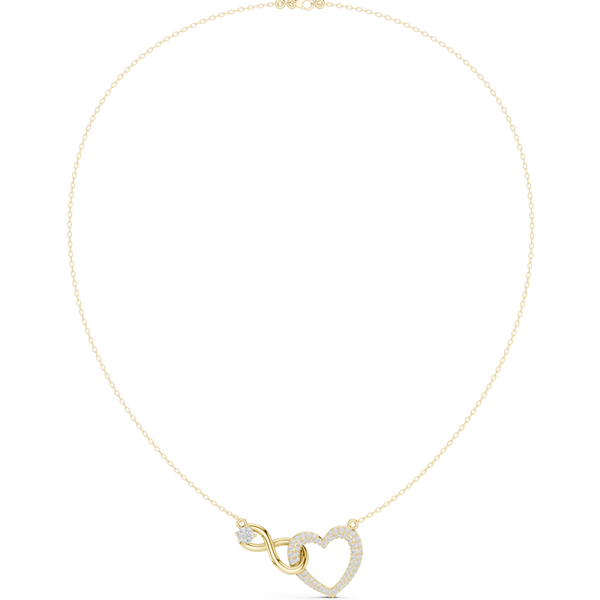 Ethereal Classic-Cut Diamond Lab Grown Necklace