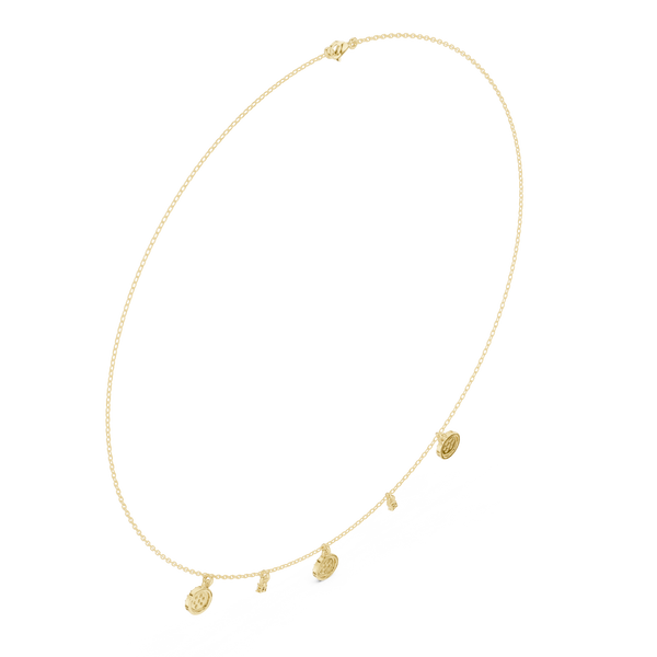 Precious Spherical Diamond Lab Grown Necklace