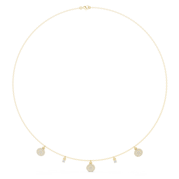 Precious Spherical Diamond Lab Grown Necklace