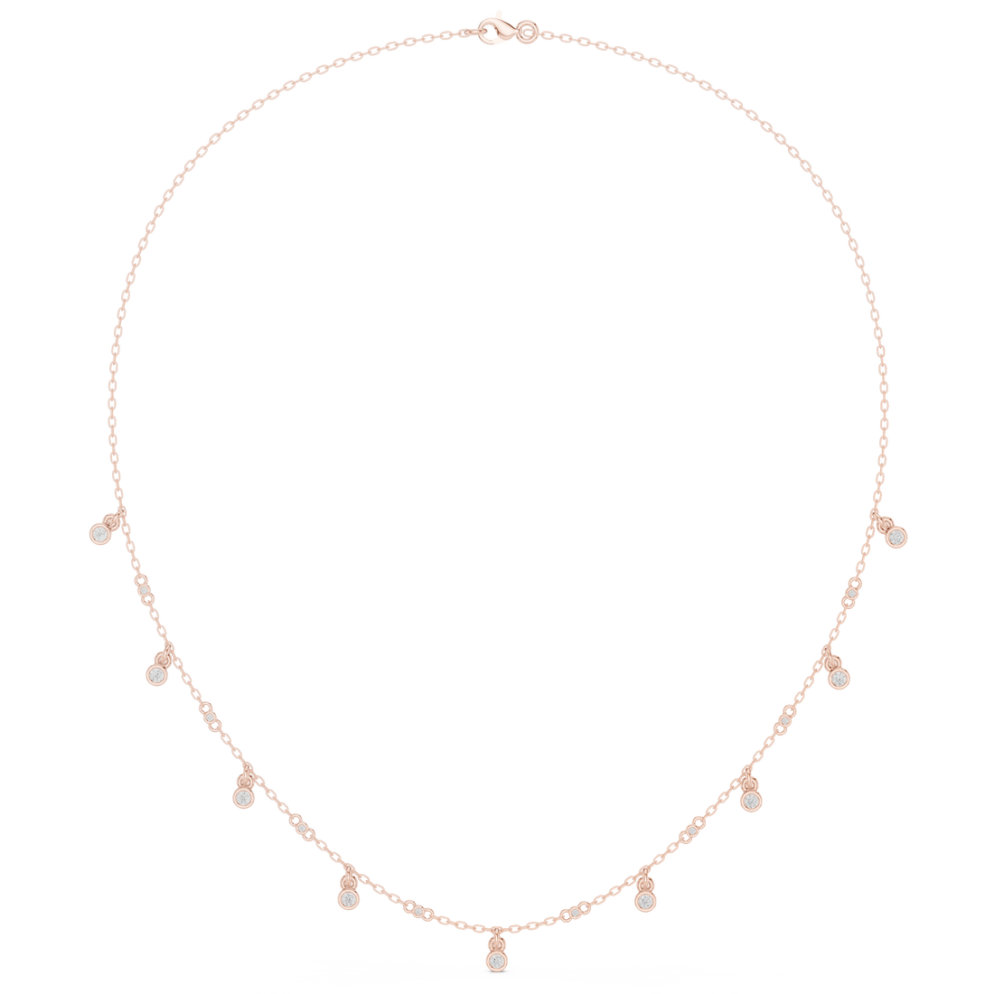 Imperial Classic-Cut Diamond Lab Grown Necklace