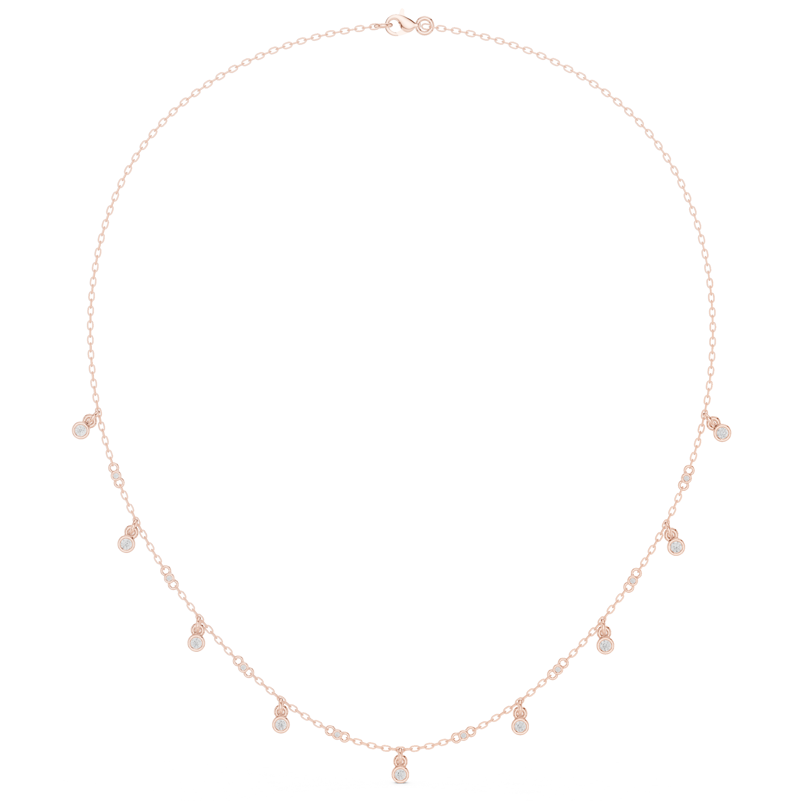 Imperial Classic-Cut Diamond Lab Grown Necklace