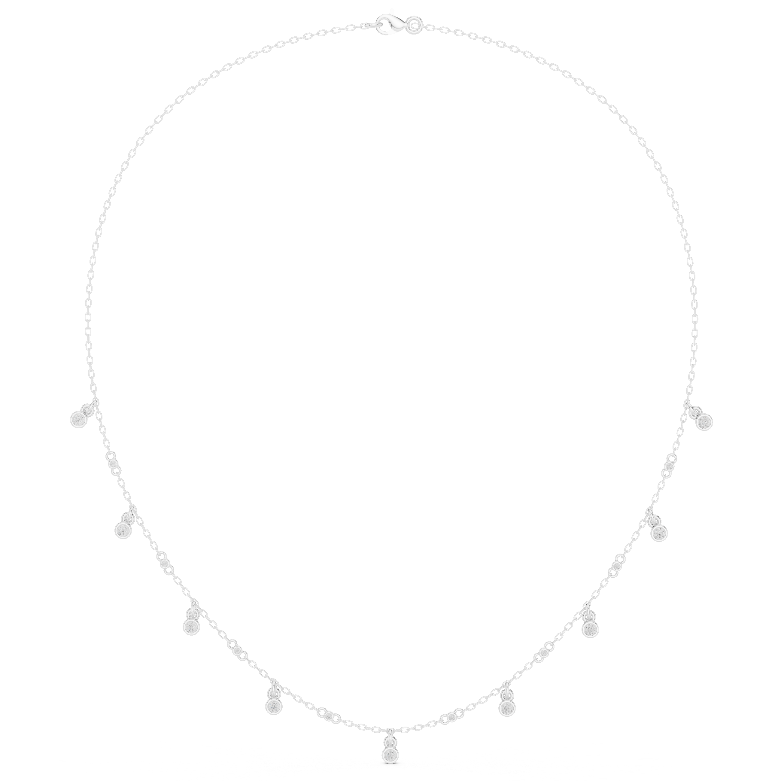 Imperial Classic-Cut Diamond Lab Grown Necklace