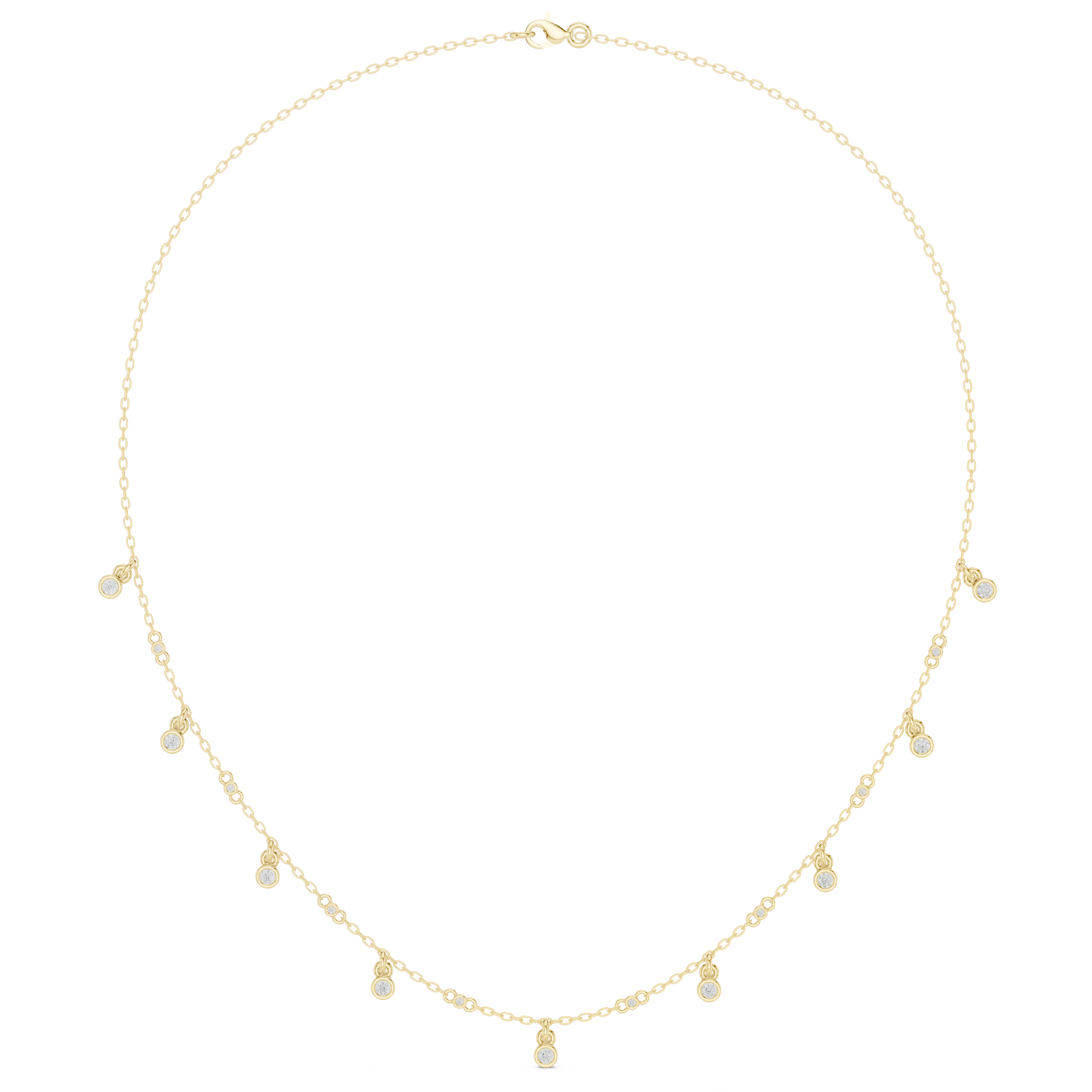 Imperial Classic-Cut Diamond Lab Grown Necklace