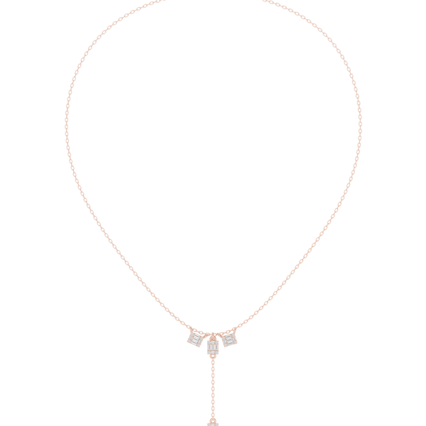Noble Brilliant Baguette Lab Grown Necklace