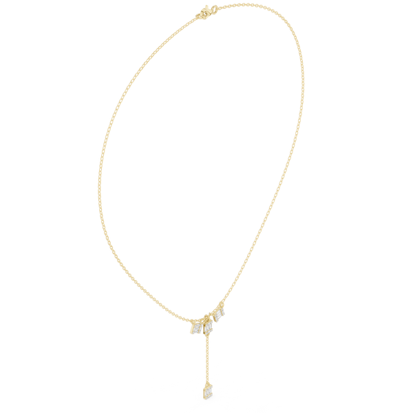 Noble Brilliant Baguette Lab Grown Necklace