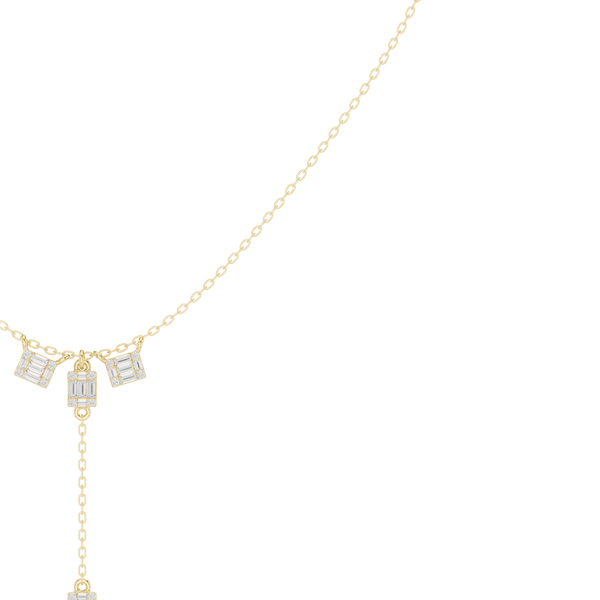 Noble Brilliant Baguette Lab Grown Necklace