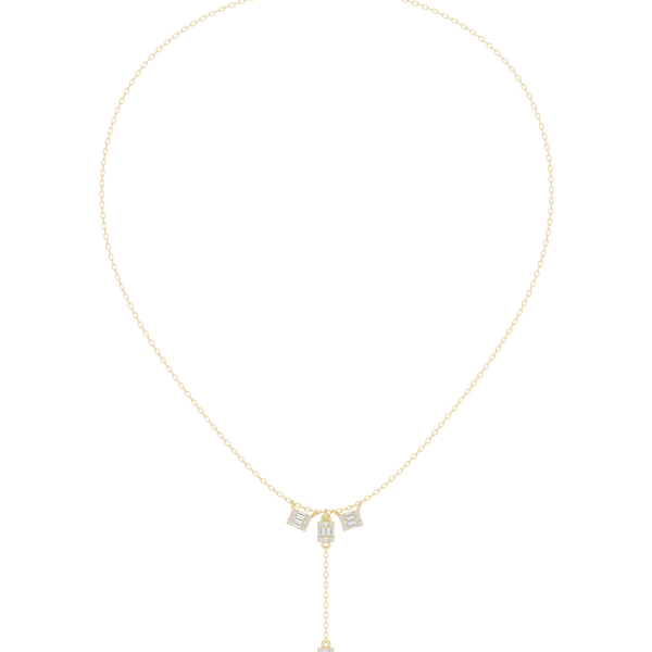 Noble Brilliant Baguette Lab Grown Necklace