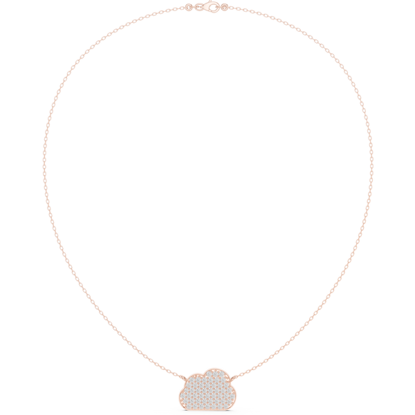 Baroque Classic-Cut Diamond Lab Grown Necklace