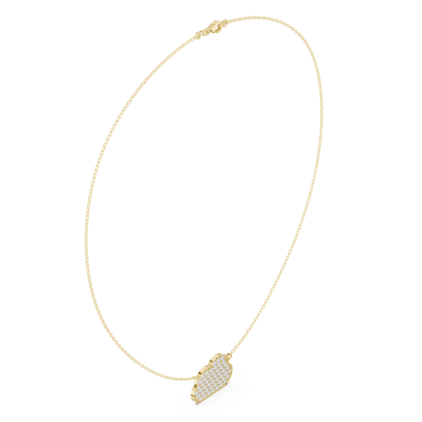 Baroque Classic-Cut Diamond Lab Grown Necklace