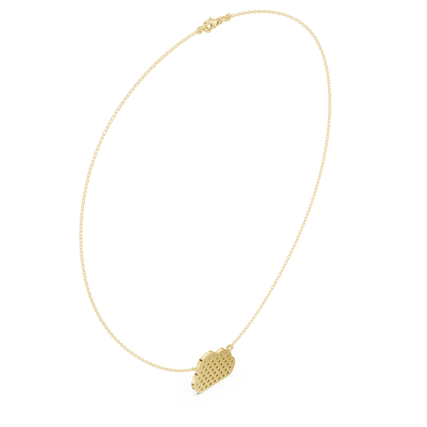 Baroque Classic-Cut Diamond Lab Grown Necklace