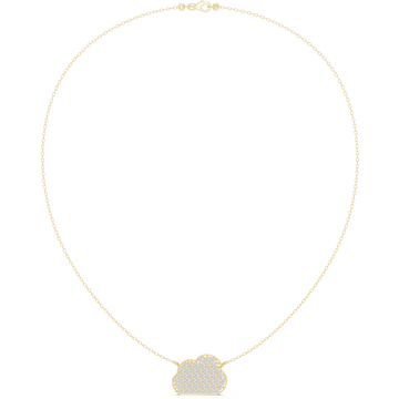 Baroque Classic-Cut Diamond Lab Grown Necklace