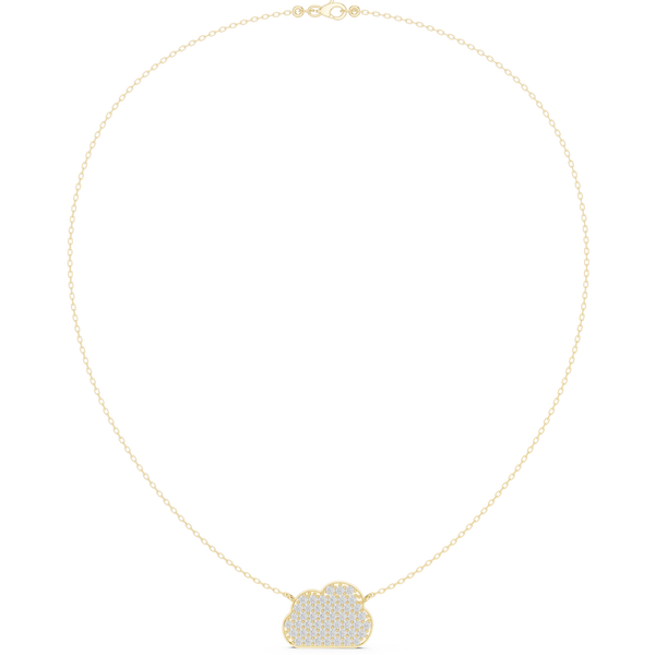 Baroque Classic-Cut Diamond Lab Grown Necklace
