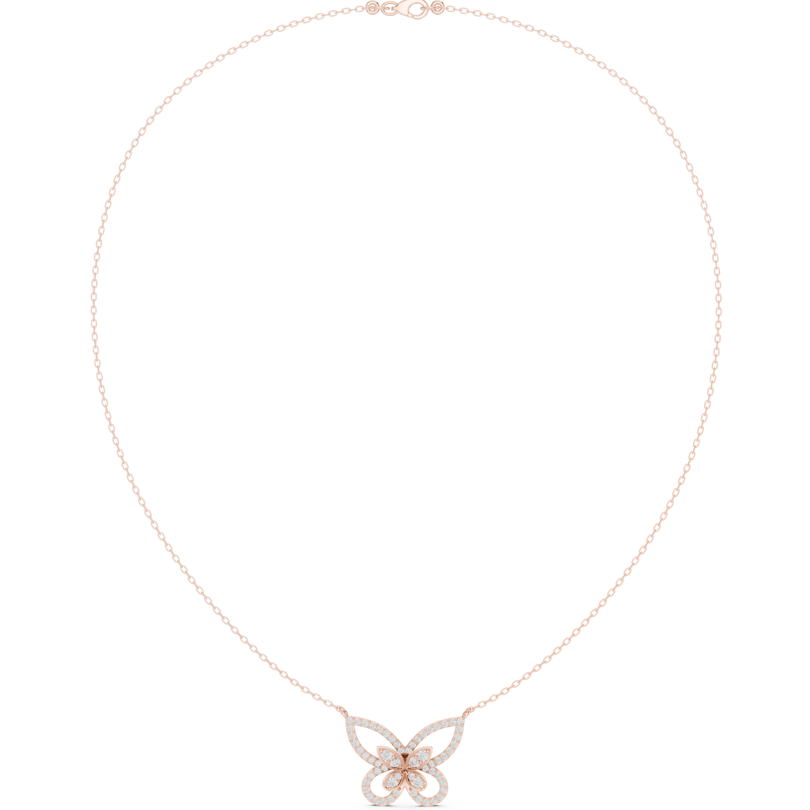 Resplendent Brilliant Diamond Lab Grown Necklace