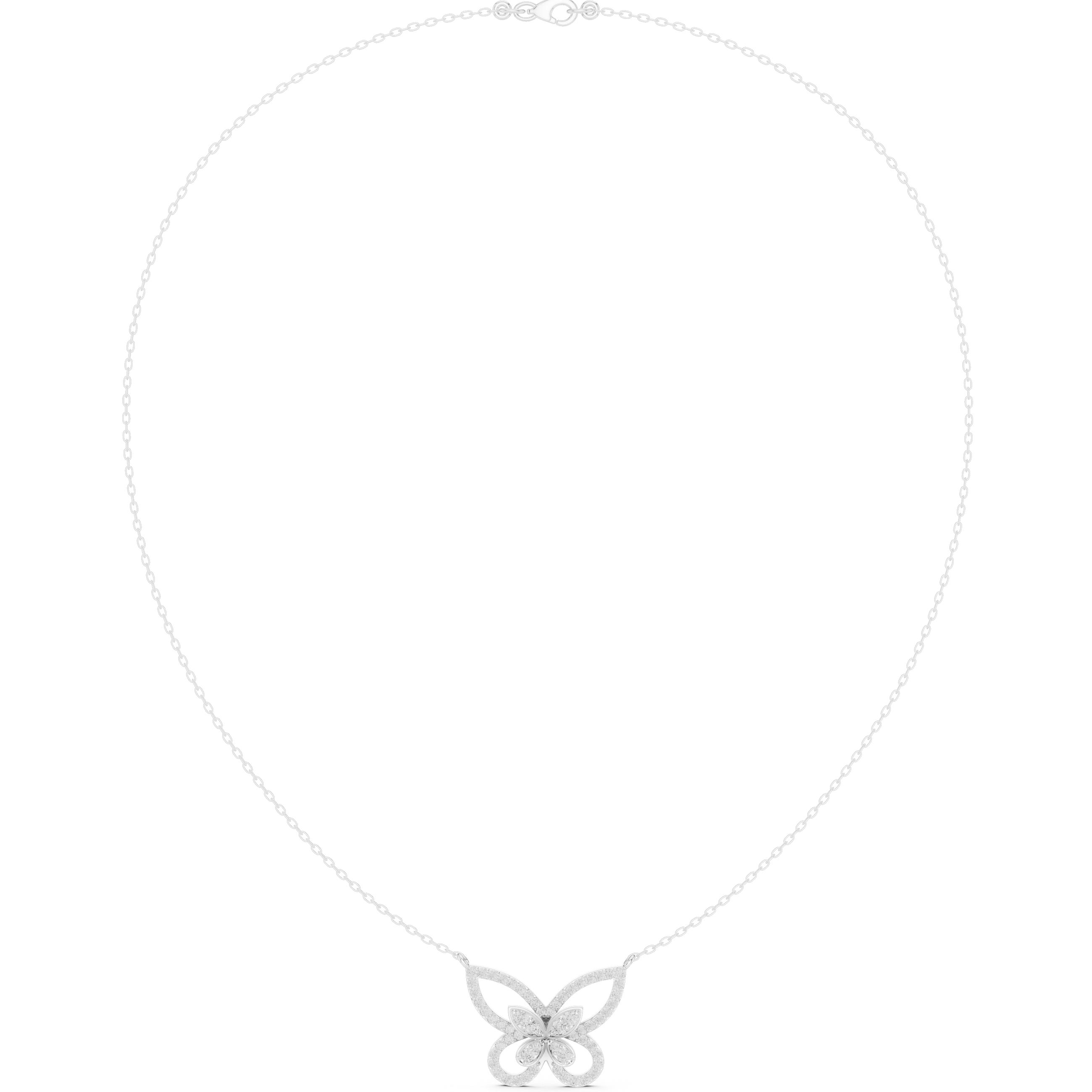Resplendent Brilliant Diamond Lab Grown Necklace