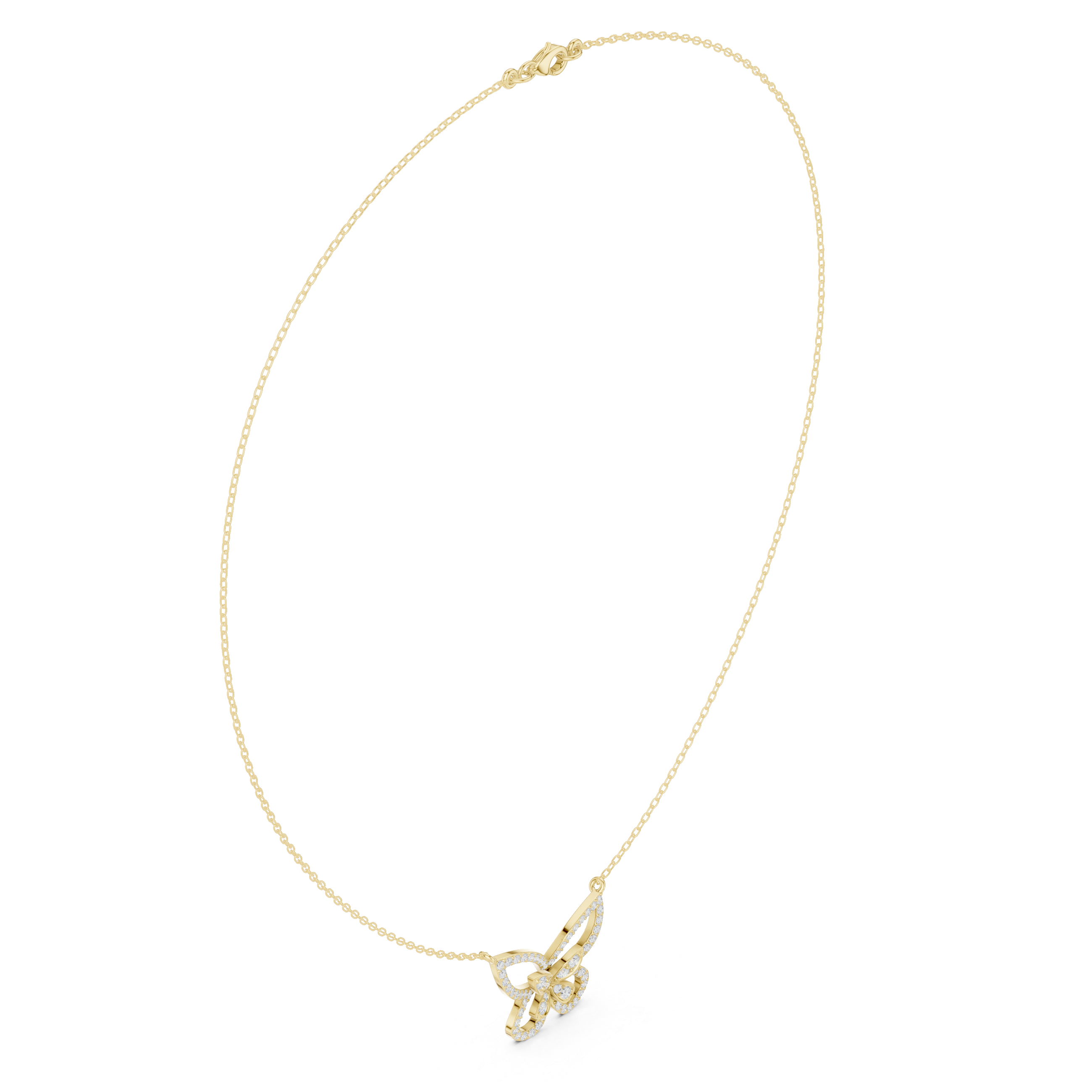 Resplendent Brilliant Diamond Lab Grown Necklace