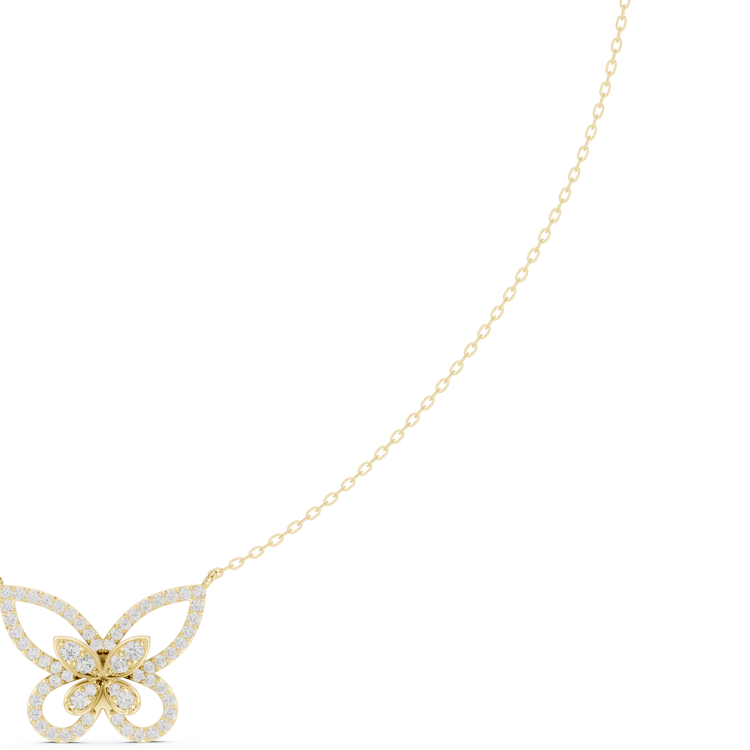 Resplendent Brilliant Diamond Lab Grown Necklace
