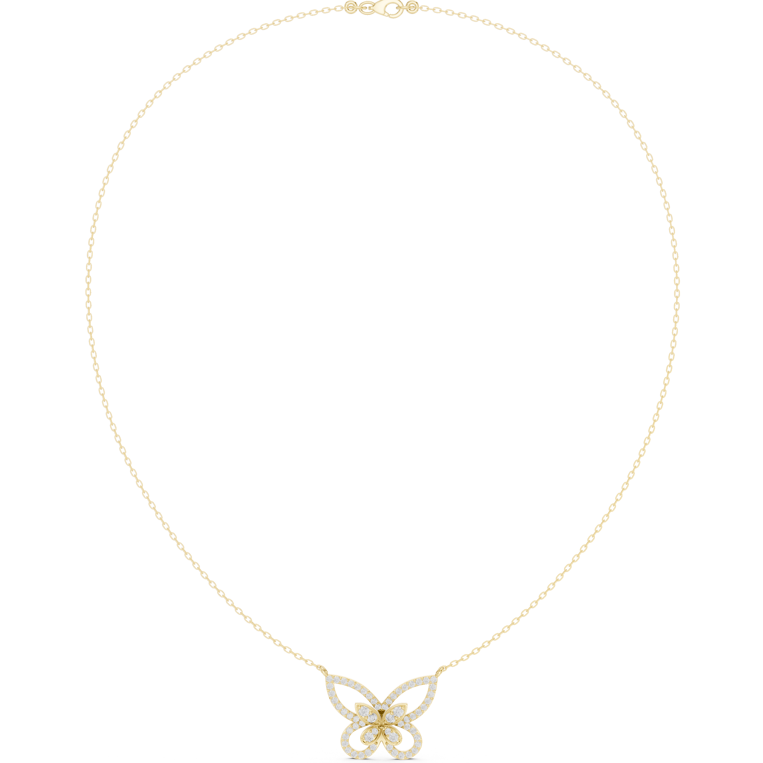 Resplendent Brilliant Diamond Lab Grown Necklace