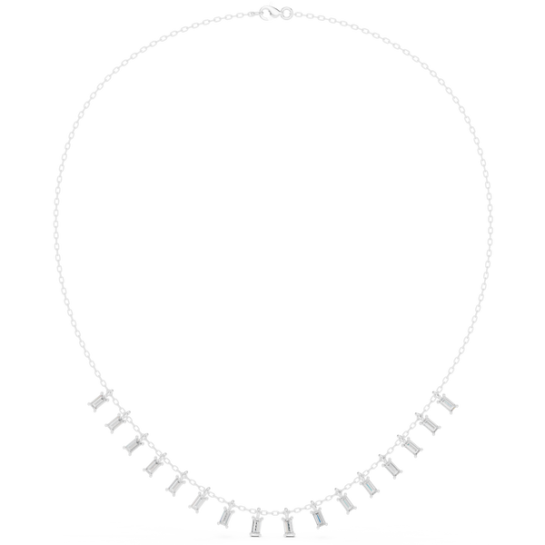 Heritage Baguette Diamond Lab Grown Necklace