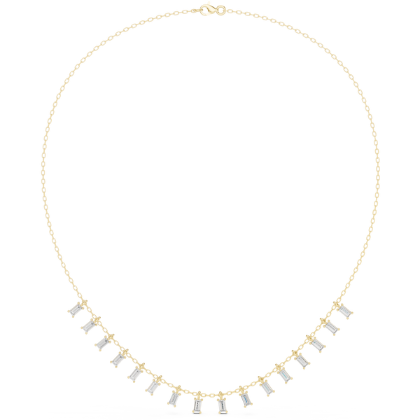 Heritage Baguette Diamond Lab Grown Necklace