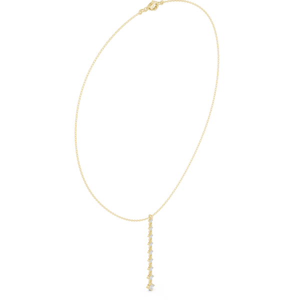 Superb Spherical Diamond Lab Grown Necklace