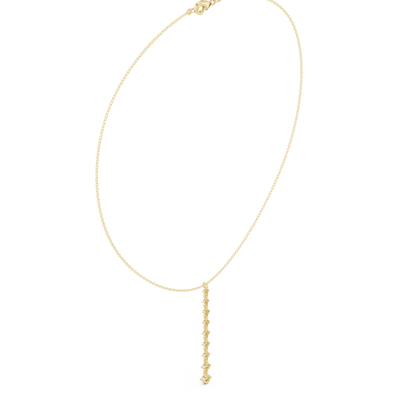 Superb Spherical Diamond Lab Grown Necklace