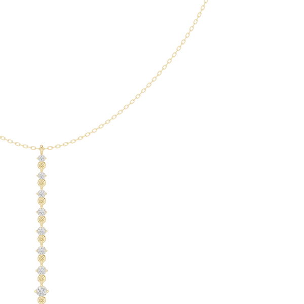 Superb Spherical Diamond Lab Grown Necklace