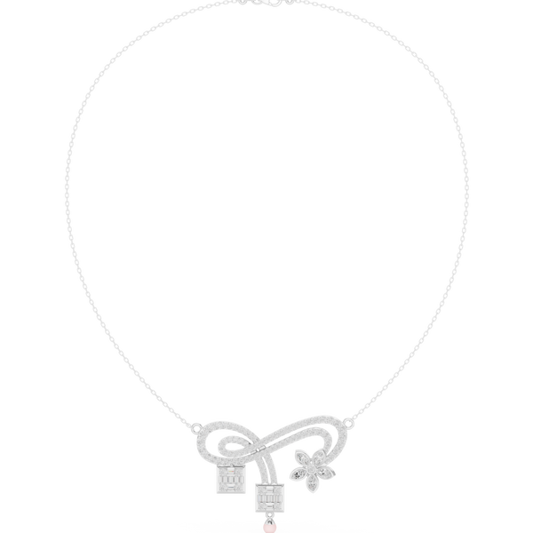 Dazzling Classic-Cut Diamond Lab Grown Necklace