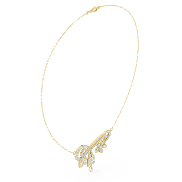 Dazzling Classic-Cut Diamond Lab Grown Necklace