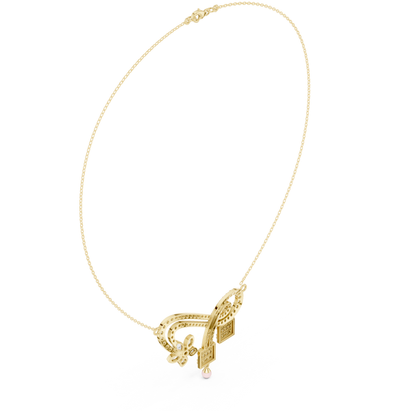 Dazzling Classic-Cut Diamond Lab Grown Necklace