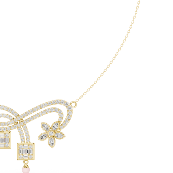 Dazzling Classic-Cut Diamond Lab Grown Necklace