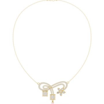 Dazzling Classic-Cut Diamond Lab Grown Necklace