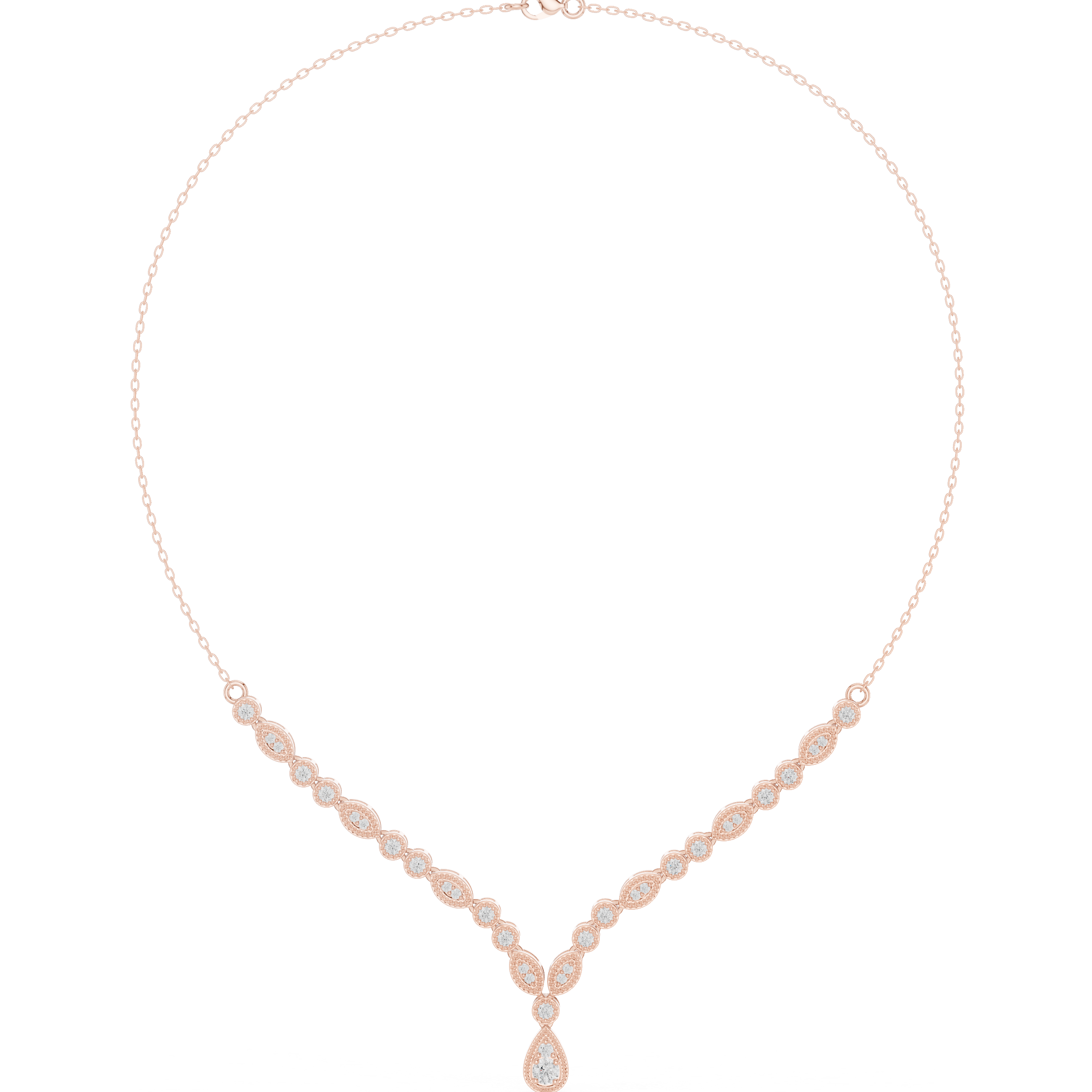 Serene Brilliant Diamond Lab Grown Necklace