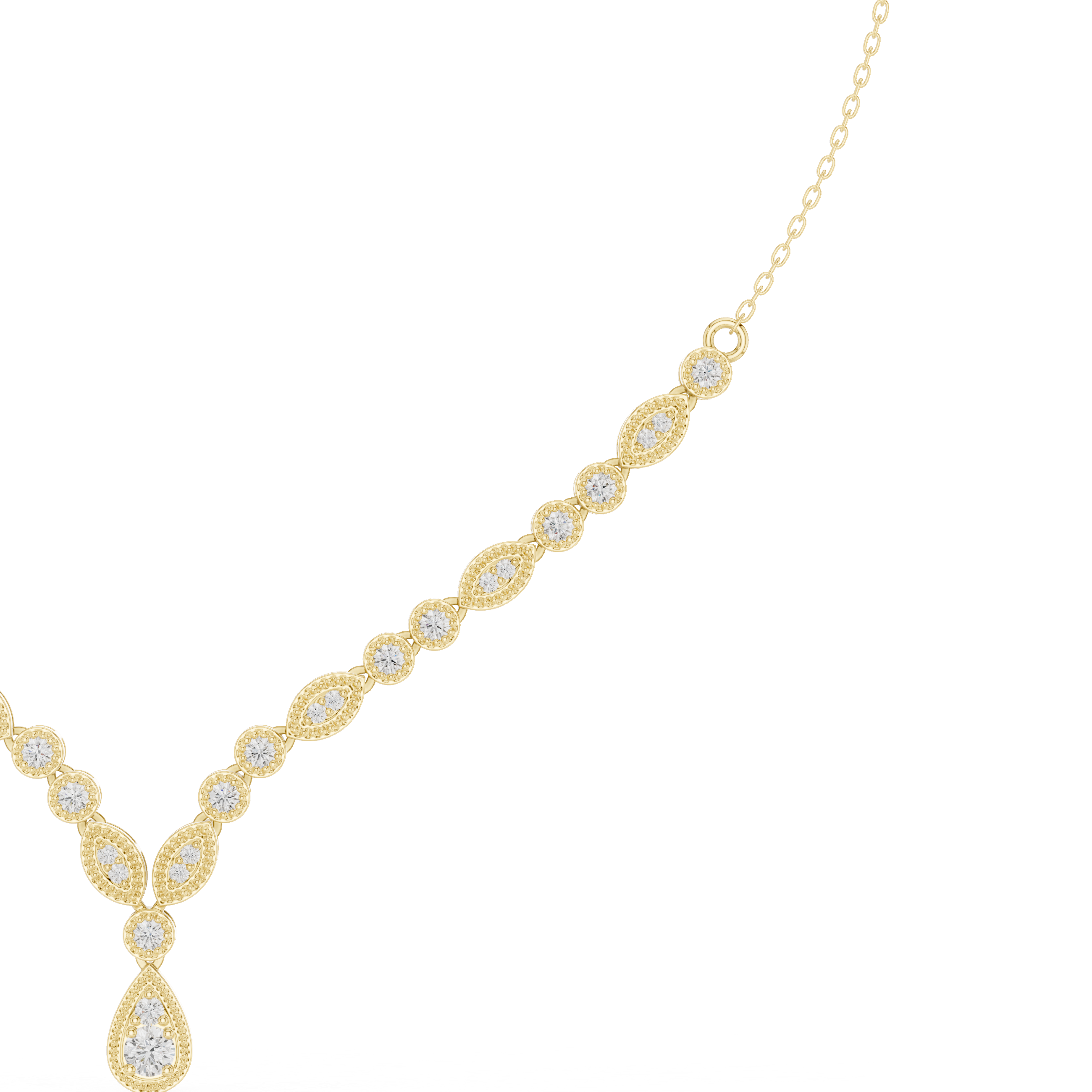 Serene Brilliant Diamond Lab Grown Necklace