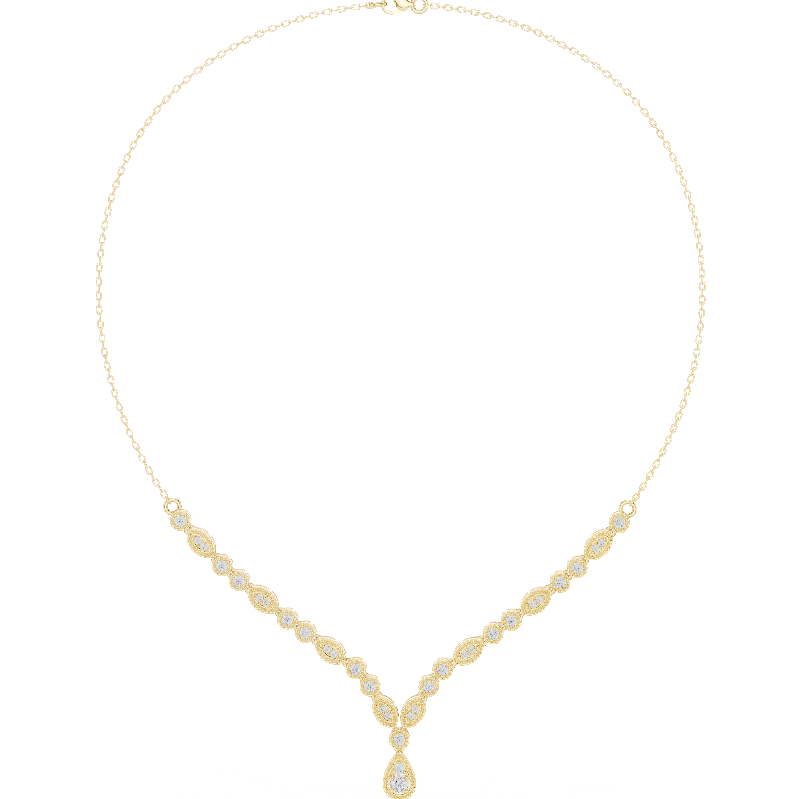 Serene Brilliant Diamond Lab Grown Necklace