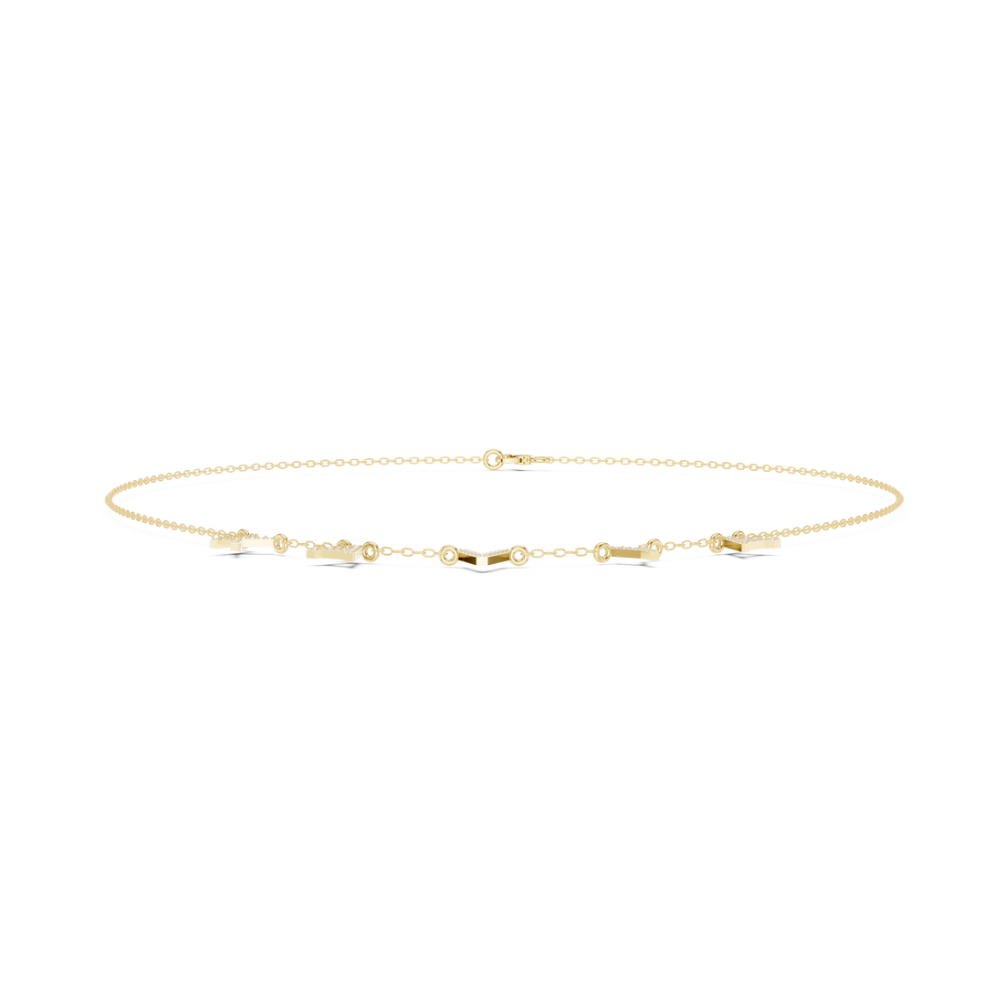 Divine Classic-Cut Diamond Lab Grown Necklace