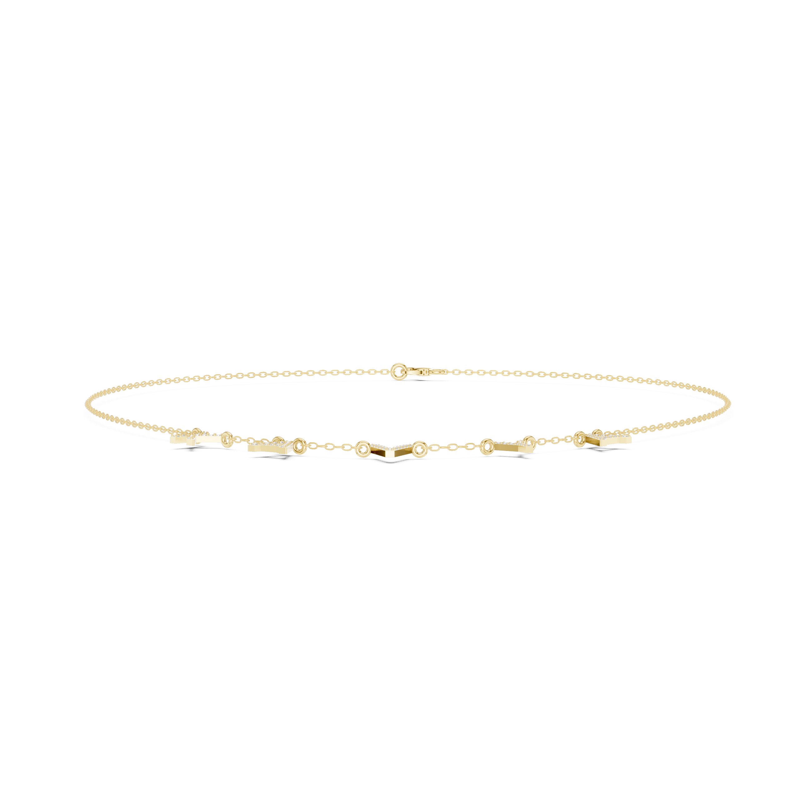 Divine Classic-Cut Diamond Lab Grown Necklace