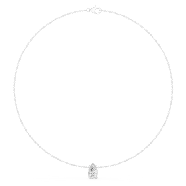 Eternal Pear Diamond Lab Grown Necklace