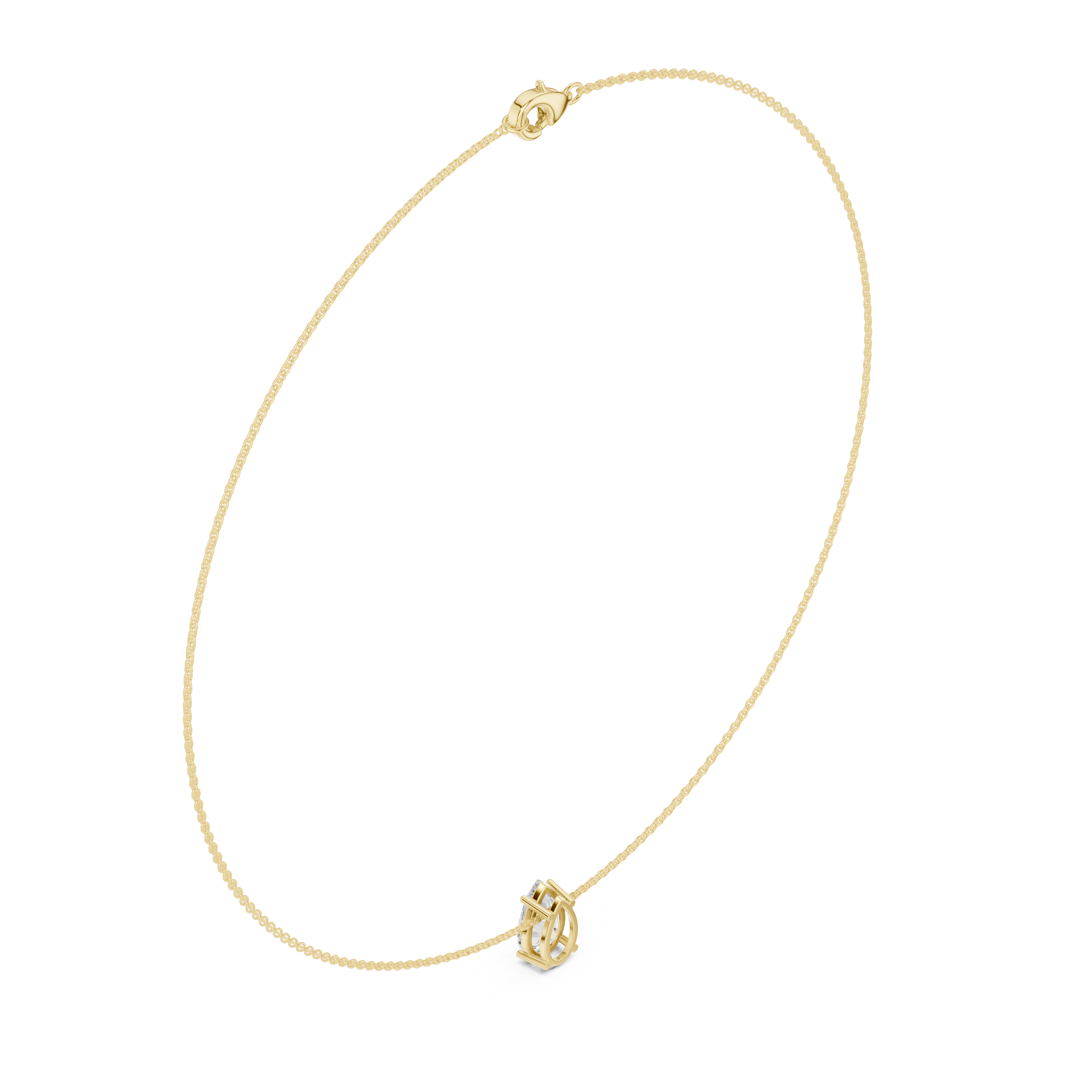 Eternal Pear Diamond Lab Grown Necklace