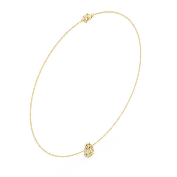 Eternal Pear Diamond Lab Grown Necklace