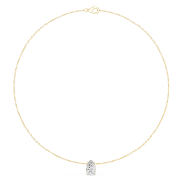 Eternal Pear Diamond Lab Grown Necklace