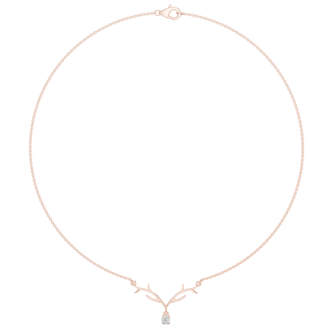 Exquisite Spherical Diamond Lab Grown Necklace