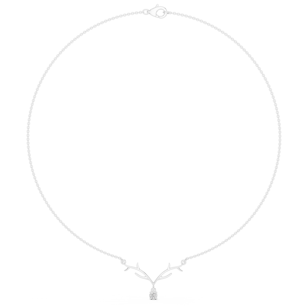 Exquisite Spherical Diamond Lab Grown Necklace