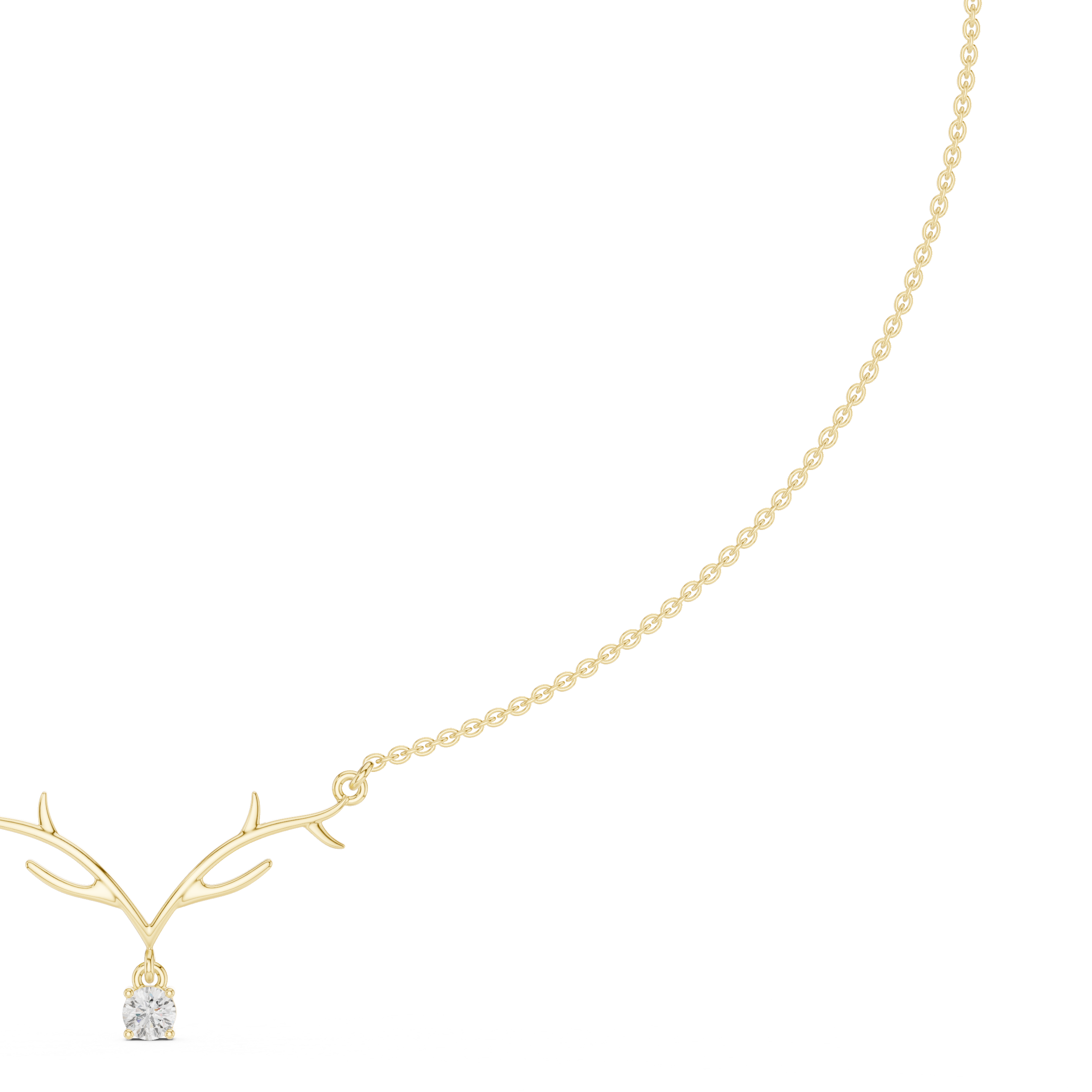 Exquisite Spherical Diamond Lab Grown Necklace