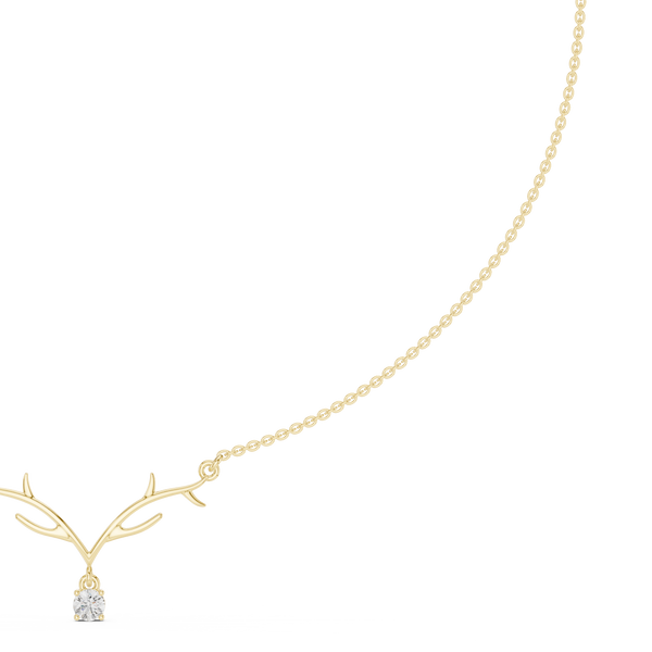 Exquisite Spherical Diamond Lab Grown Necklace
